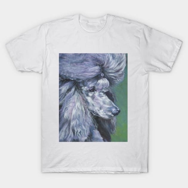 Poodle Fine Art Painting T-Shirt by LASHEPARD